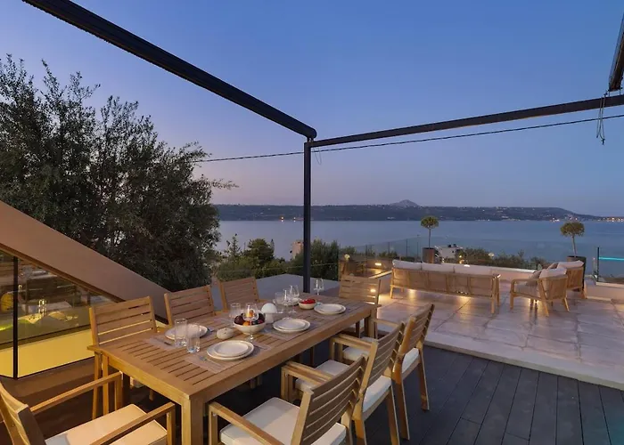 Apartamento Seaview Serenity - Jacuzzi & Panoramic Views La Canea